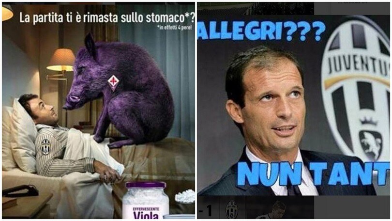 La Juventus cade al Franchi. E i social si scatenano
