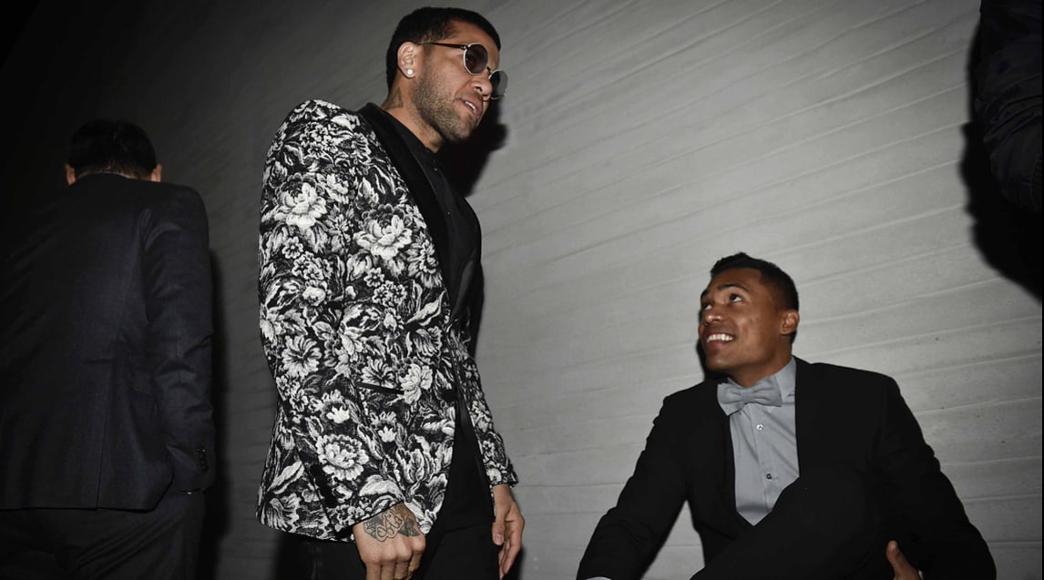 Juventus, Dani Alves maestro di stile alla serata di gala