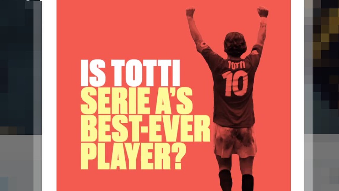 Bleacher Report omaggia Totti: «Il migliore di sempre in Serie A?»