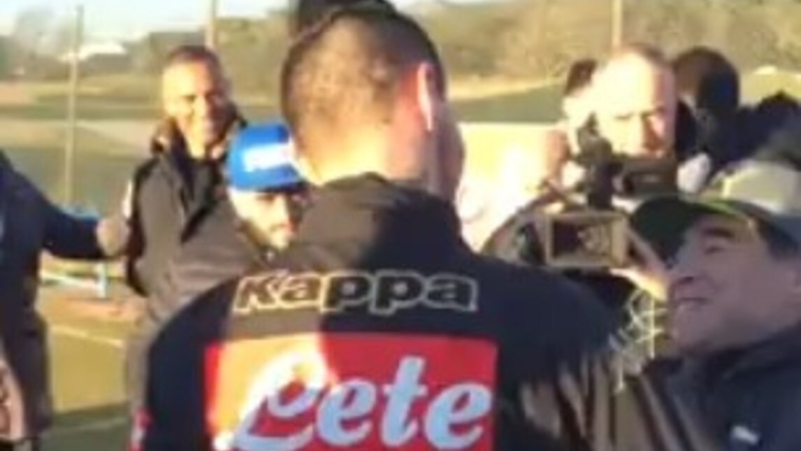 Maradona, che festa a Castelvolturno per Diego!