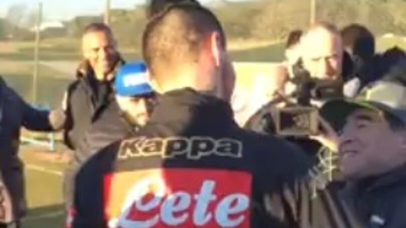Maradona, che festa a Castelvolturno per Diego!