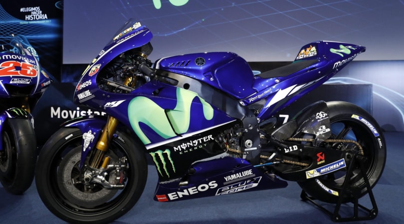Rossi e Viñales presentano la nuova Yamaha M1
