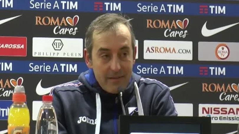 Giampaolo:"Dovevamo sfruttare le occasioni che la Roma ci ha concesso"