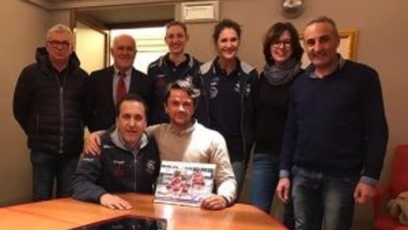 Volley: A2 Femminile, Nomikou e D’Odorico ricevute dal Comune di Mondovì