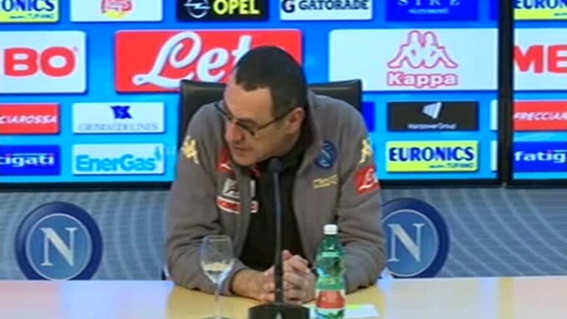 Sarri: "Secondo posto? Io non firmo"