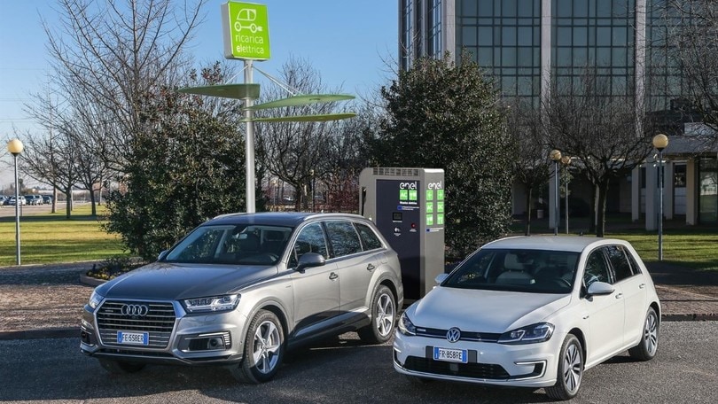 Audi e Volkswagen, l'impegno per la rete di ricarica elettrica