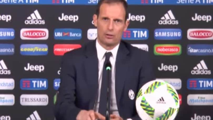 Allegri: "Lo scudetto si vince di squadra"