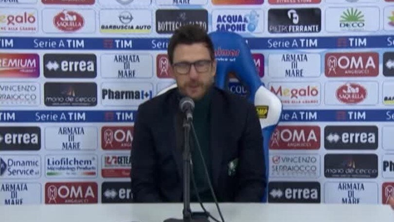 Di Francesco: "Il calcio è relativo in questo momento..."