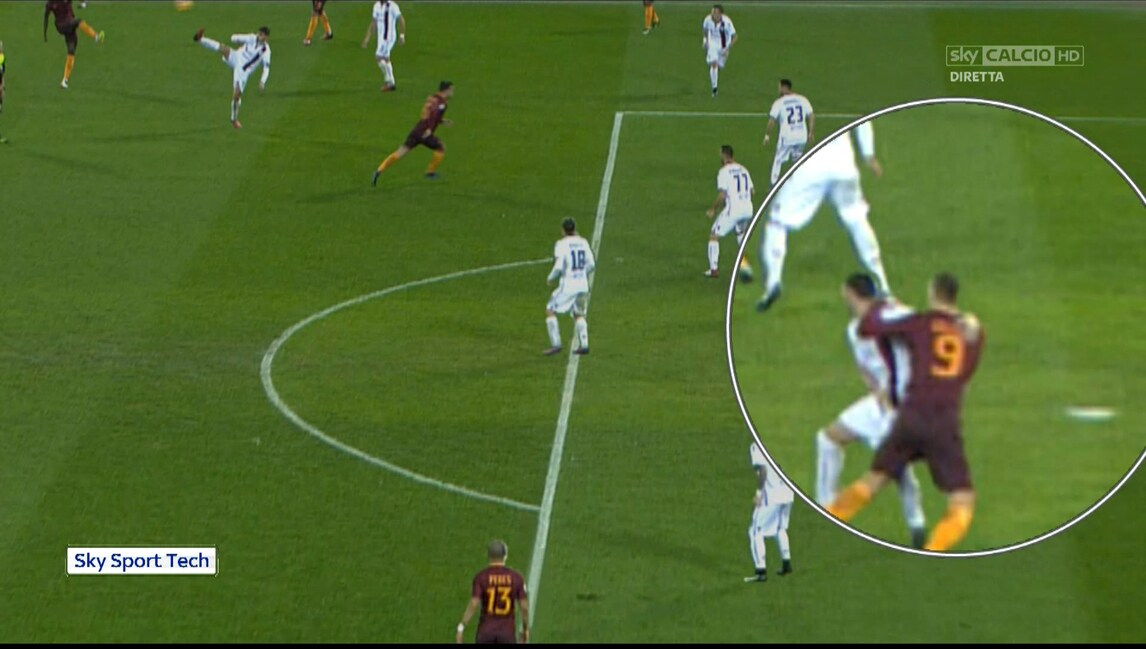Moviola: Dzeko, gol ok, ma si discute