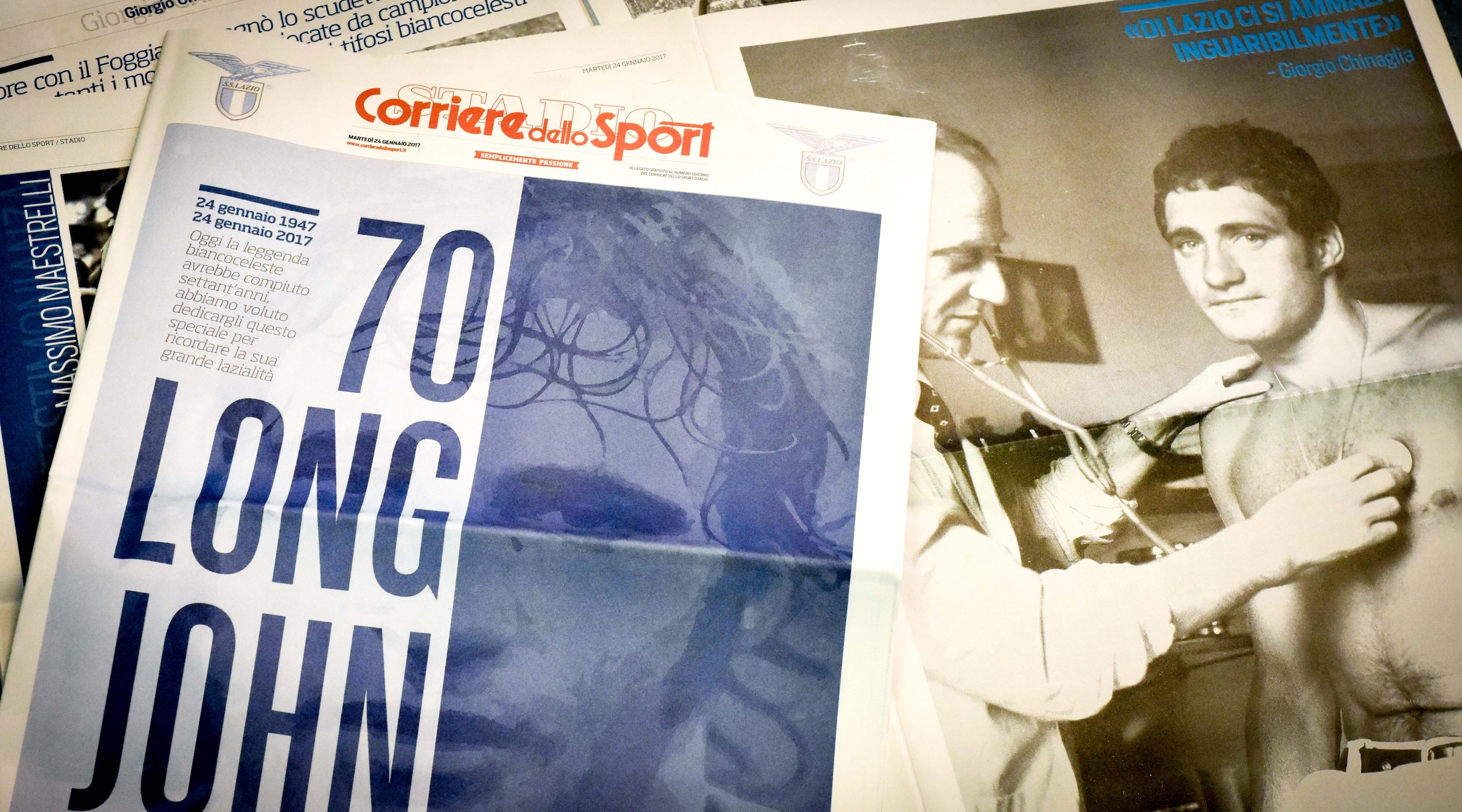 Indimenticabile Chinaglia, ecco lo speciale gratis del Corriere dello Sport