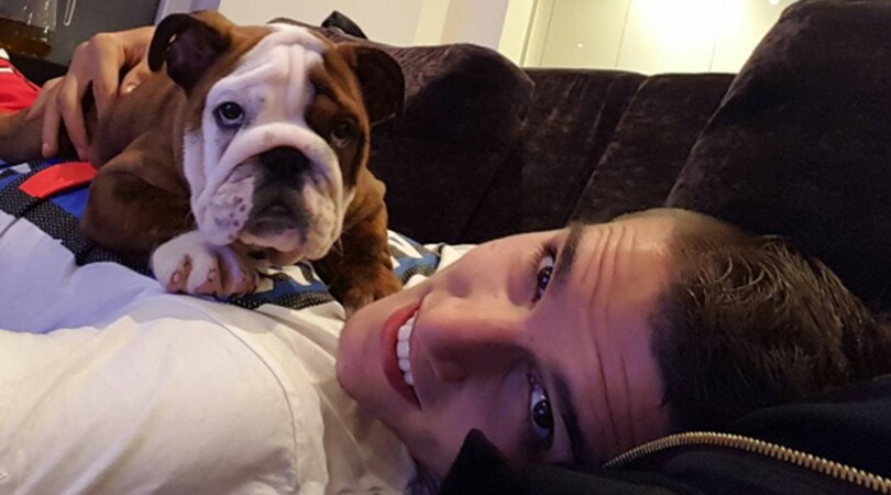 Lamela, momento no: addio al cane Simba