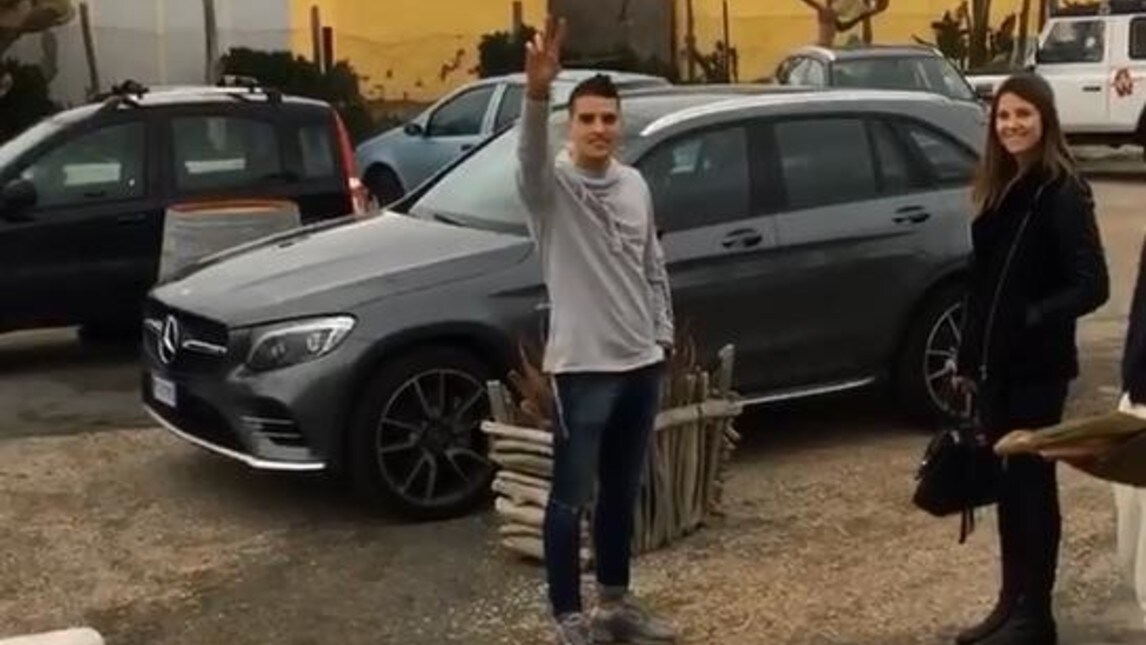 Fazio e Lamela: pranzo di pesce vicino Roma