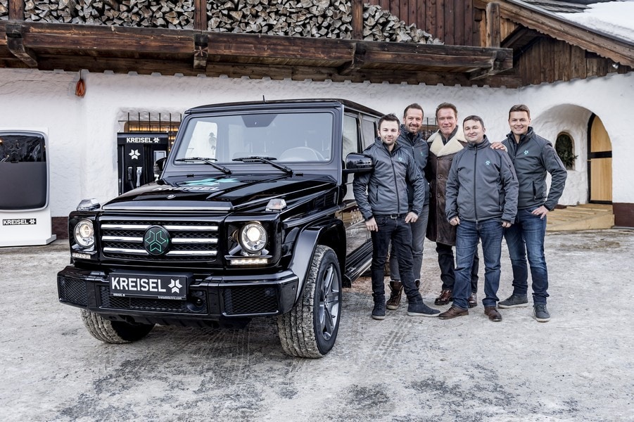 Schwarzy si converte al green con la mastodontica Electric G Class