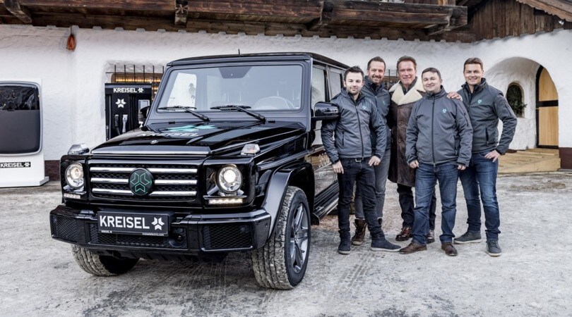 Schwarzy si converte al green con la mastodontica Electric G Class