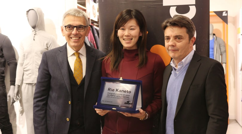 La campionessa nipponica Rie Kaneto da Jaked a Milano