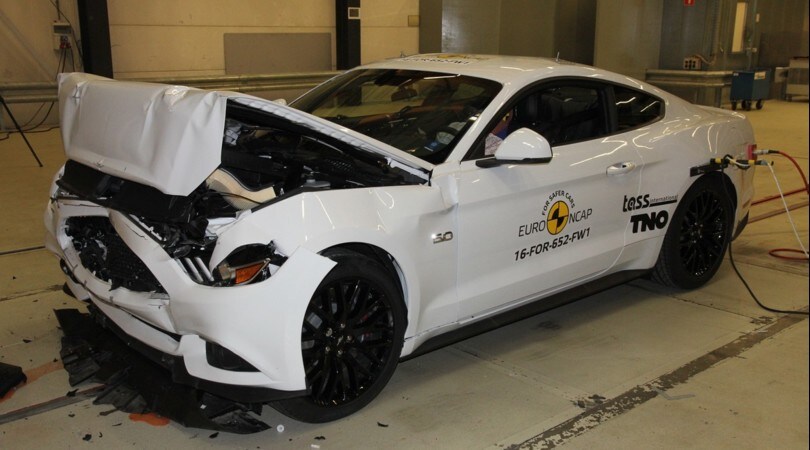 Crash test Euro NCAP, solo 2 stelle per la Ford Mustang