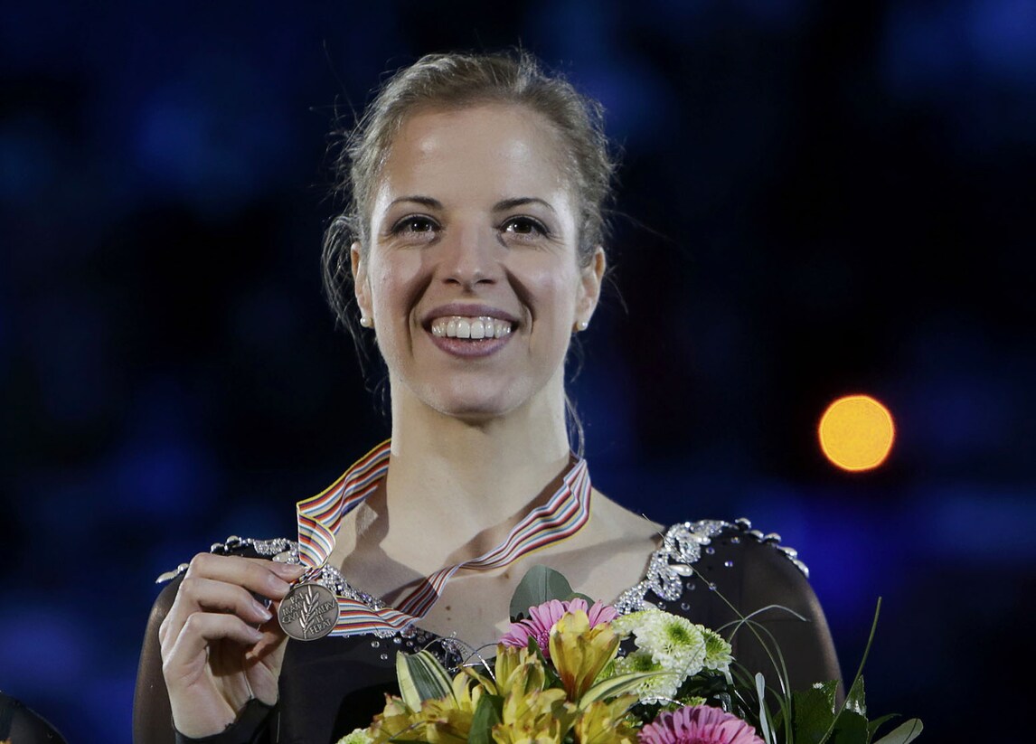Pattinaggio: Carolina Kostner è tornata, bronzo agli Europei