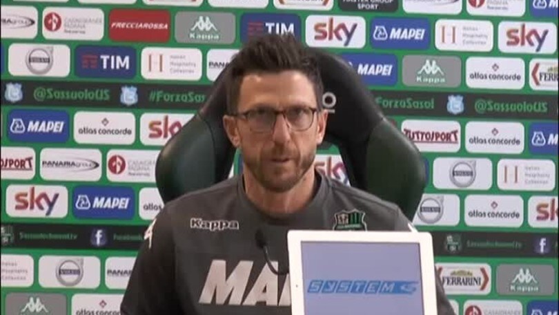 Di Francesco: "Sfidiamo un'armata, ma ci proveremo"