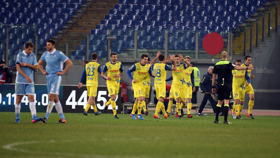 Lazio-Chievo 0-1: Inglese beffa Inzaghi al 90'