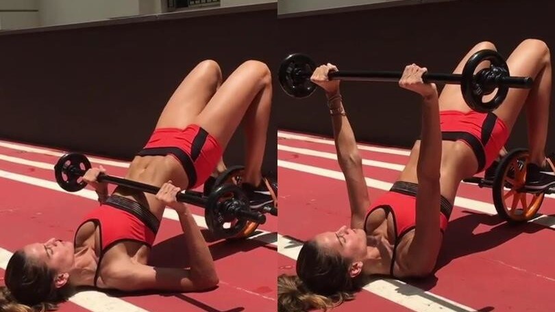 L'allenamento sexy di Izabel Goulart