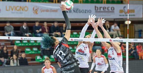 Volley: A1 Femminile, nell'anticipo della 3a di ritorno Montichiari supera Busto