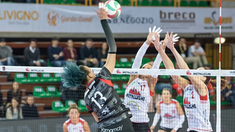 Volley: A1 Femminile, nell'anticipo della 3a di ritorno Montichiari supera Busto