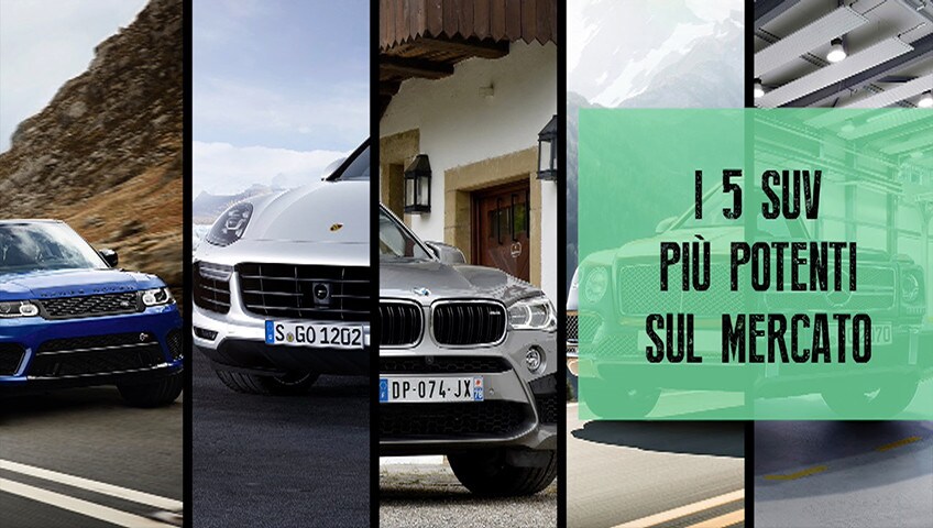 I cinque Suv più potenti sul mercato: è sfida Germania - Inghilterra