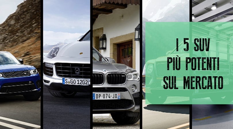 I cinque Suv più potenti sul mercato: è sfida Germania - Inghilterra