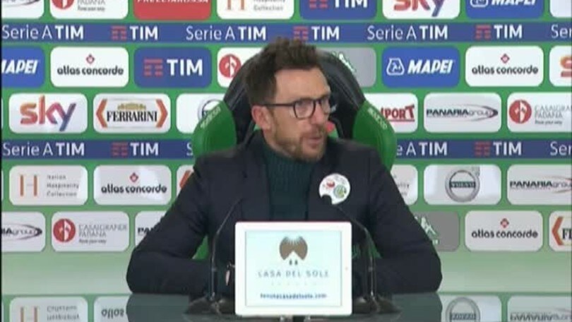 Di Francesco: "Poco da dire, onore alla Juve"