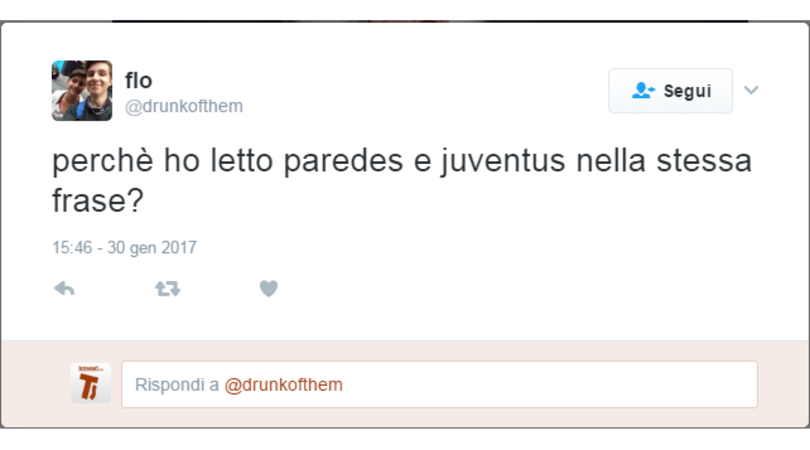 Paredes-Juventus, i tifosi della Roma si scatenano sui social