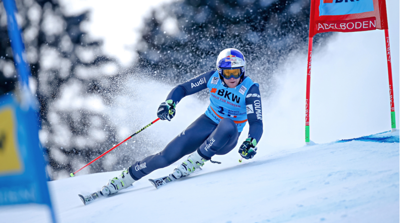 Alexis Pinturault in vetta con Richard Mille