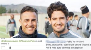 Calciomercato, Pato in Cina da Cannavaro: ironia sotto la foto