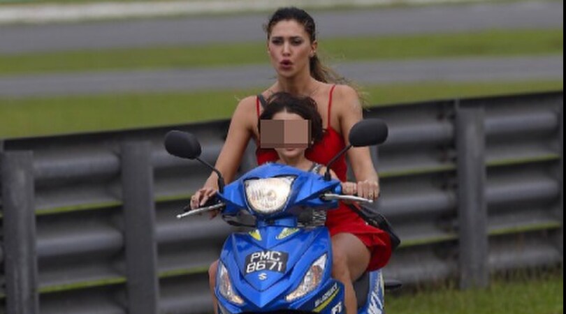 Belen Rodriguez, nuova polemica per il figlio in scooter senza casco