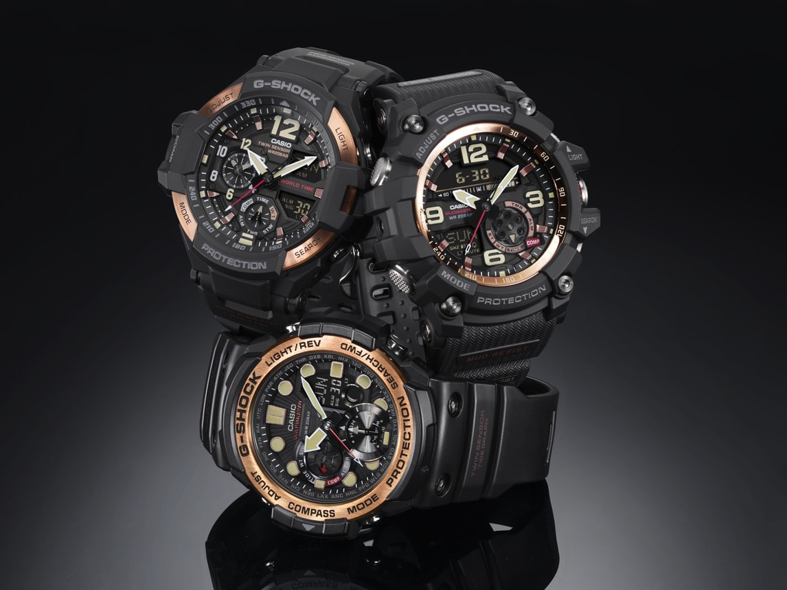 Master of G & Rose Gold Edition di G-Shock. Stile anche in condizioni estreme