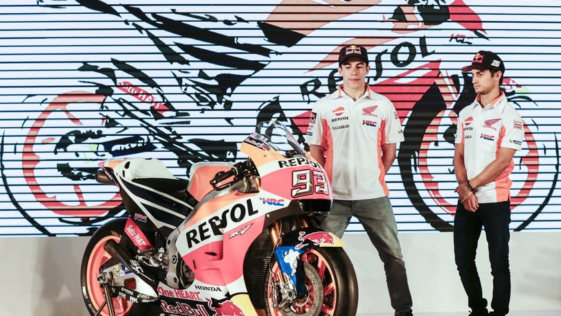 MotoGp: svelate le Honda di Marquez e Pedrosa