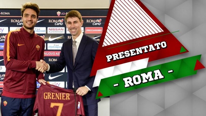 Roma, Grenier si presenta e sfida la Juve