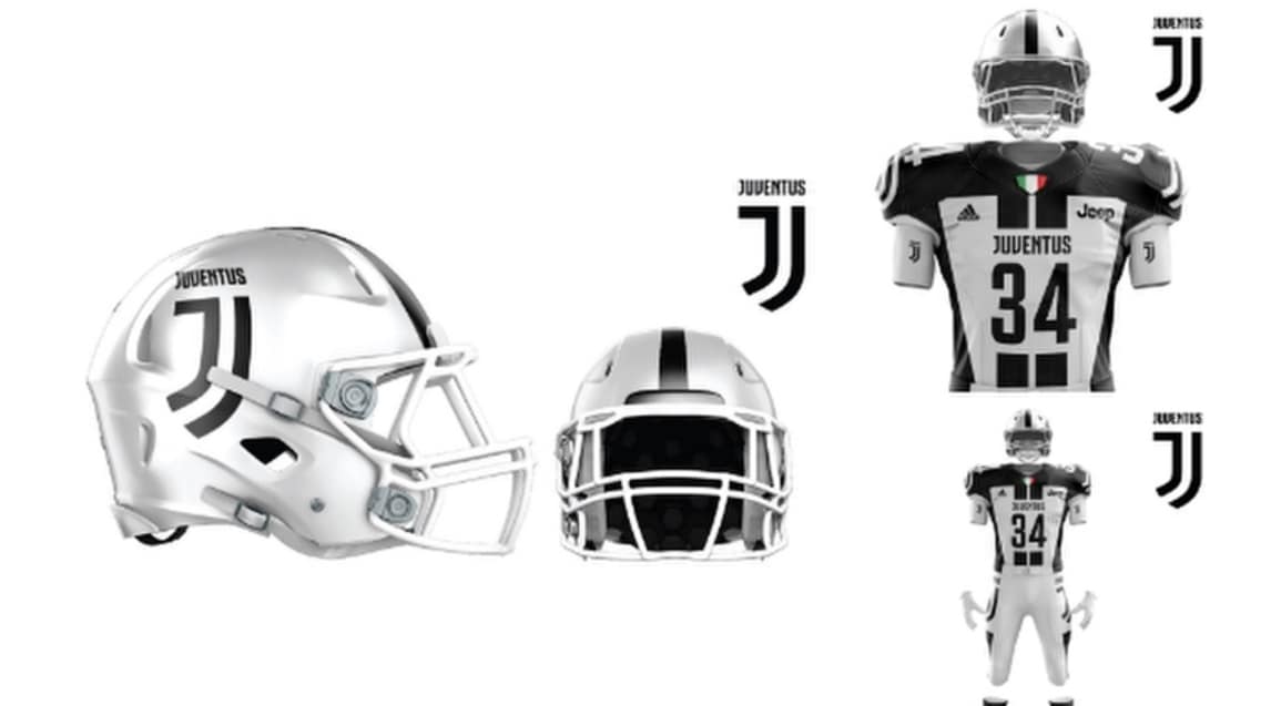 Juventus, ecco la maglia in stile football americano