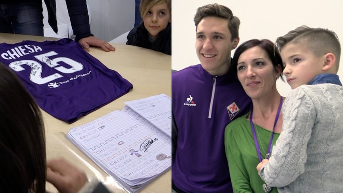 Fiorentina, Vittorio ce l'ha fatta: "Chiesa autografata"