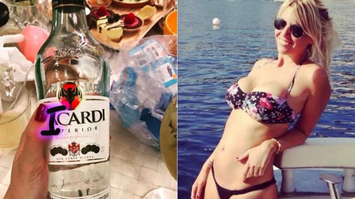 Icardi da bere per Wanda Nara