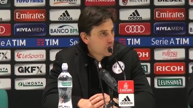 Montella: "Risultato totalmente ingiusto"