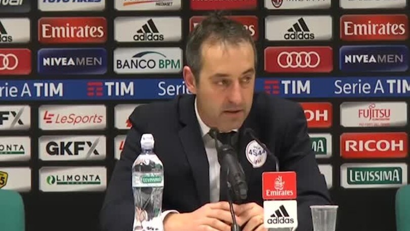 Giampaolo: "Non è una rivincita sul Milan"
