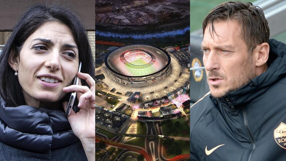 La Raggi a Totti: «#Famostostadio nel rispetto delle regole»