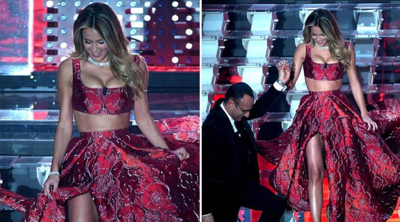 Splendida Diletta Leotta incanta a Sanremo