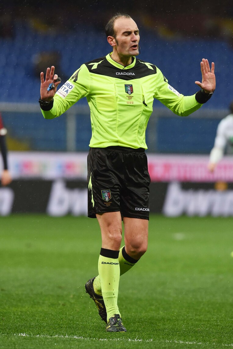 Serie A, arbitri 24ª giornata: Napoli-Genoa a Giacomelli, la Roma a Russo