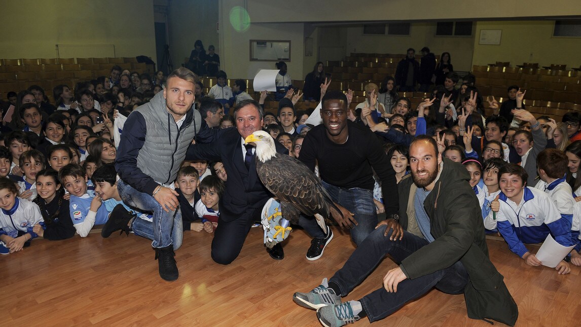 Lazio, che entusiasmo per Immobile, Bastos, Vargic e l'aquila Olympia