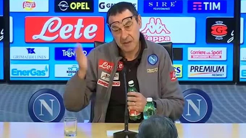 Sarri al giornalista: "Non andare oltre altrimenti.."