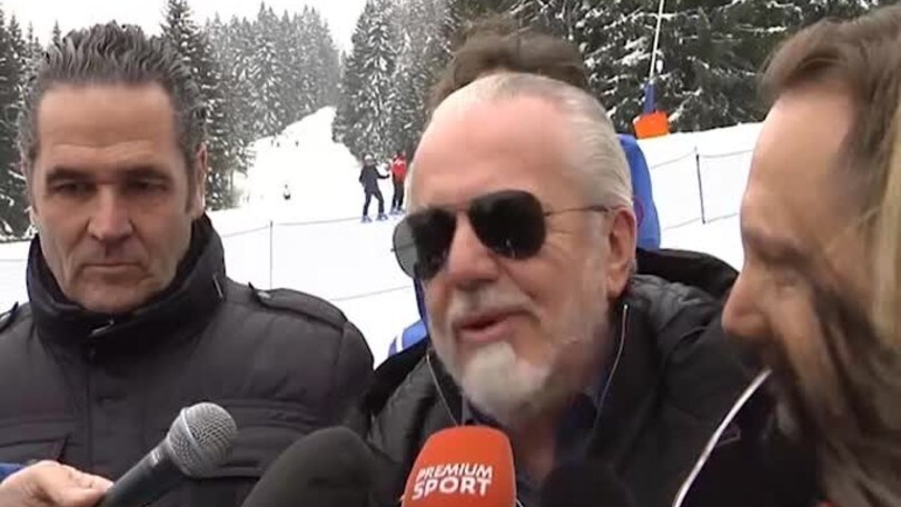 De Laurentiis: "Rinnovo Sarri? Sono monogamo"