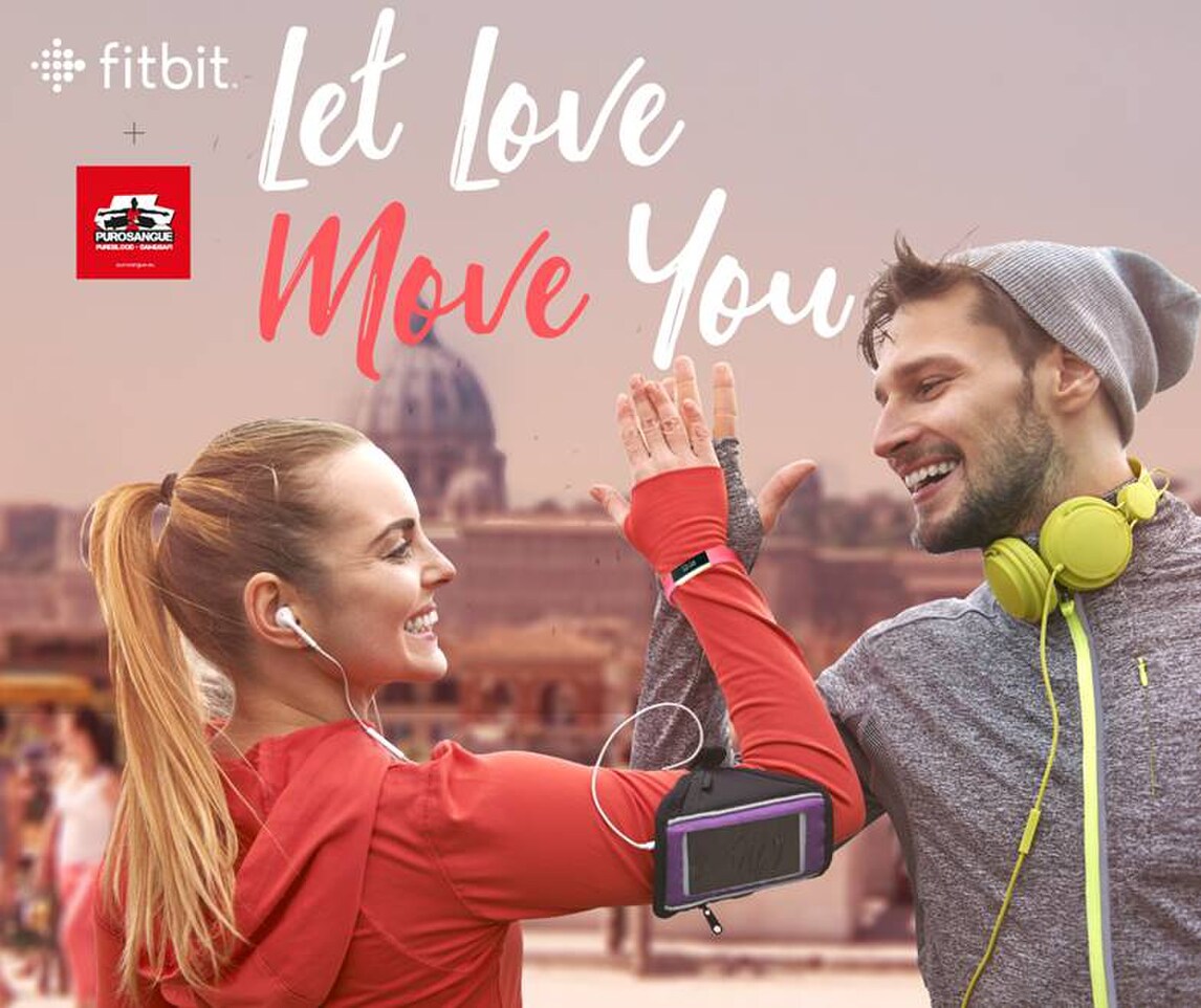 Fitbit e Purosangue celebrano l’amore con un flash mob a Roma