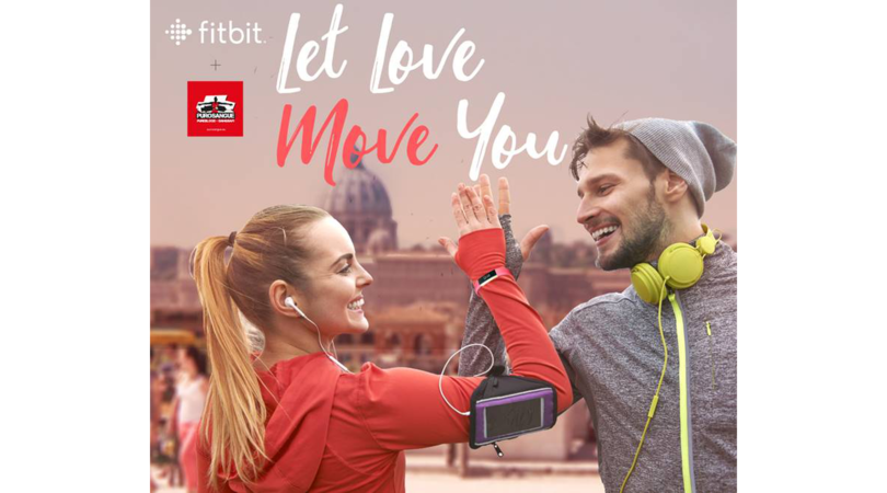 Fitbit e Purosangue celebrano l’amore con un flash mob a Roma