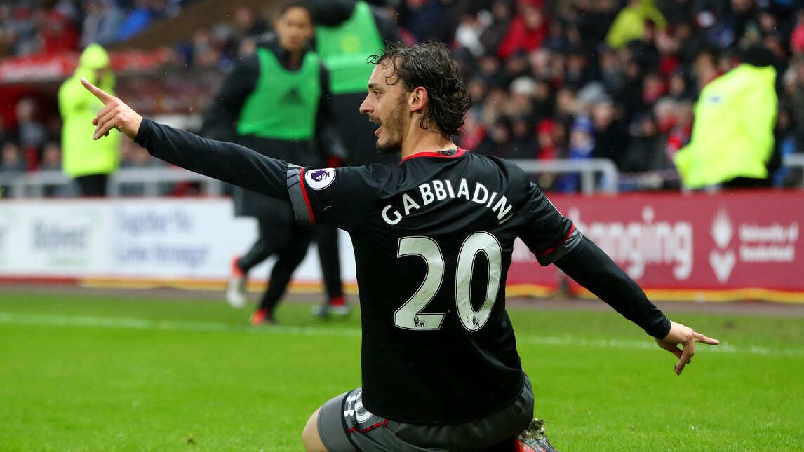 Gabbiadini fa sognare il Southampton: doppietta al Sunderland